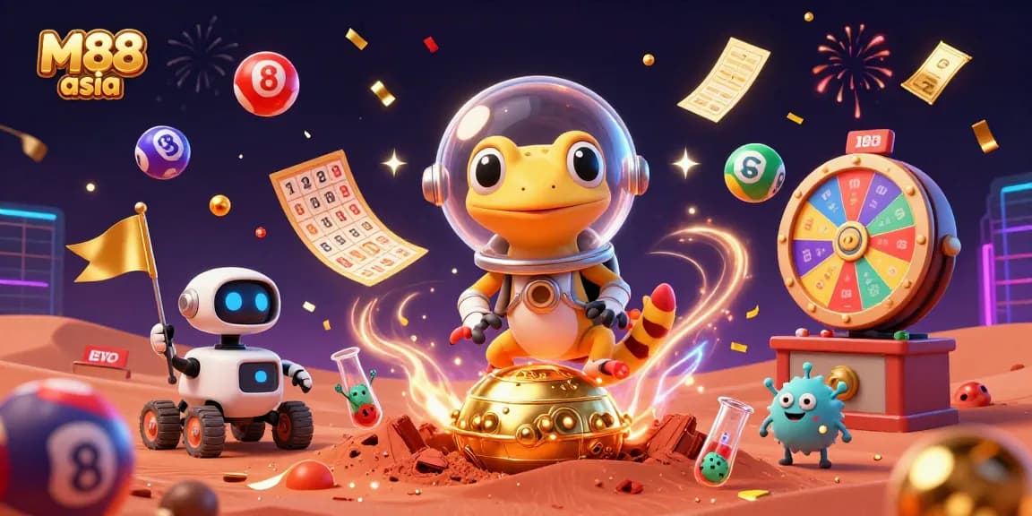 Experience exciting wins at M88 asia with a thrilling casino adventure featuring vibrant games and characters.