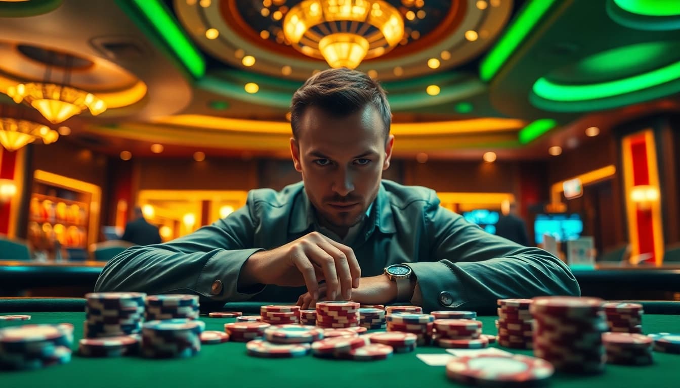 Bermain baccarat di agen89 dengan suasana kasino yang menyenangkan dan penuh semangat.