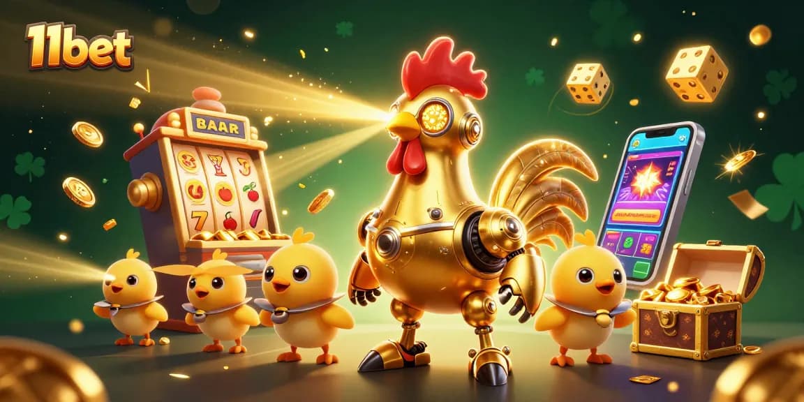 Experience the thrill of 11bet with dynamic 3D casino action bursting with exciting game elements.