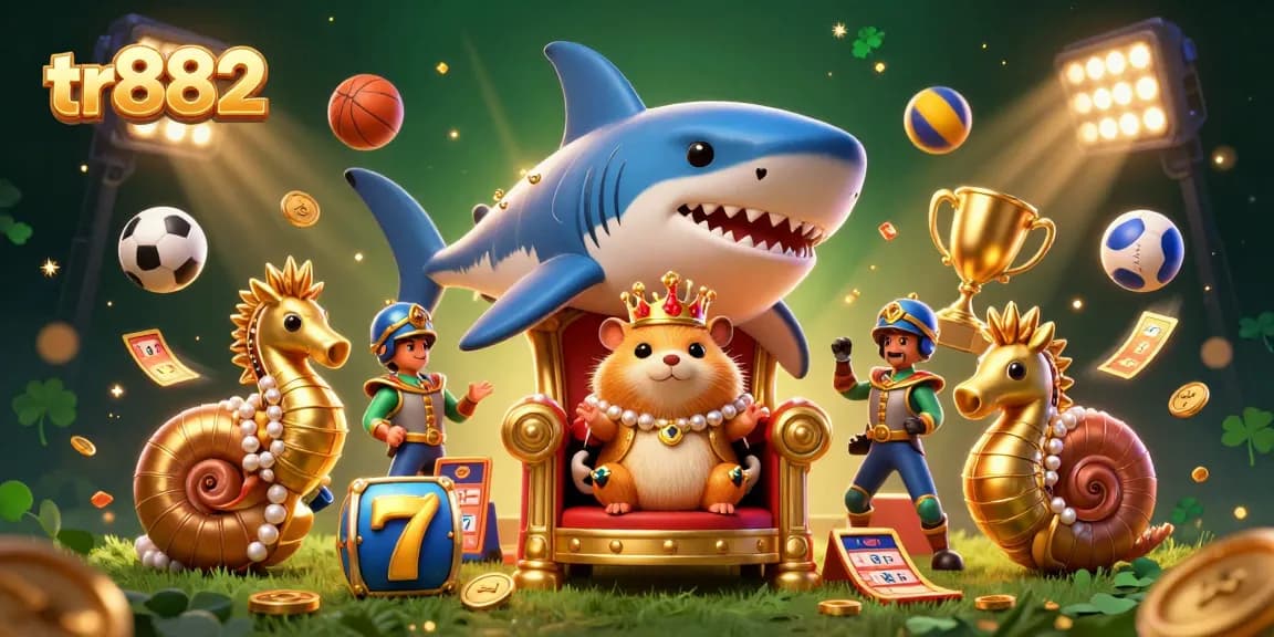 Join the excitement with tr882 as the golden hamster king rules the casino realm with dynamic gambling elements.