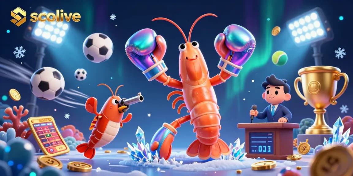 Socolive showcases thrilling sports action with vibrant characters and betting excitement in a captivating illustration