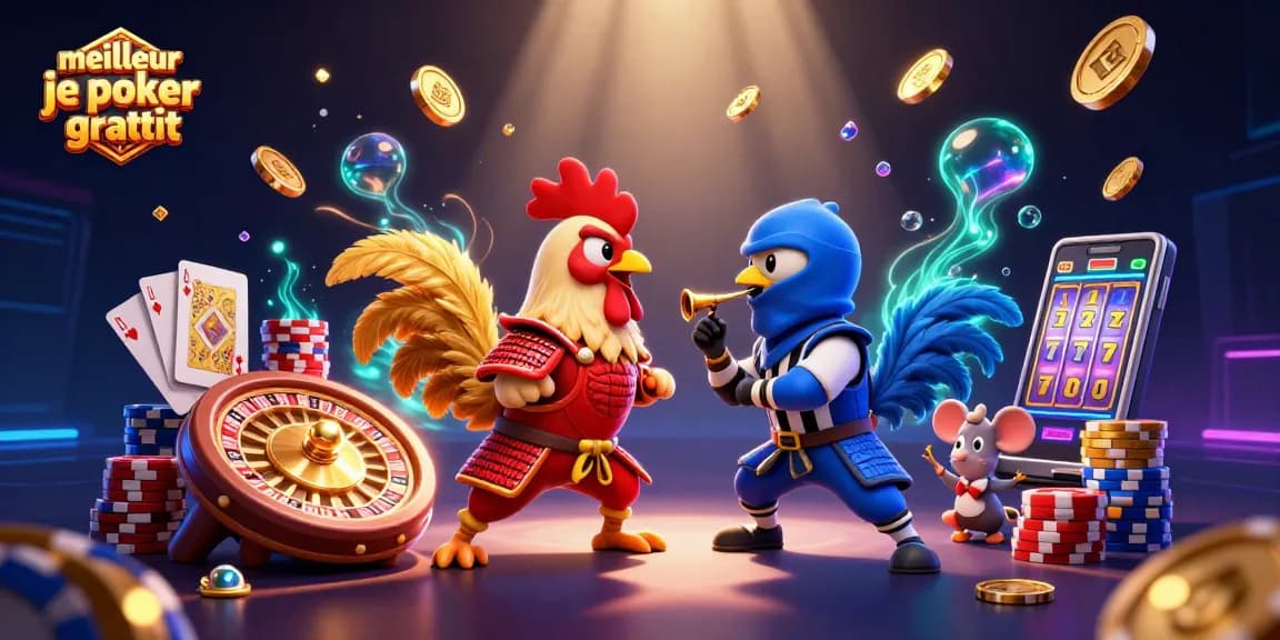 Gagnez avec le meilleur jeux de poker gratuit en jouant sur une table virtuelle dynamique.