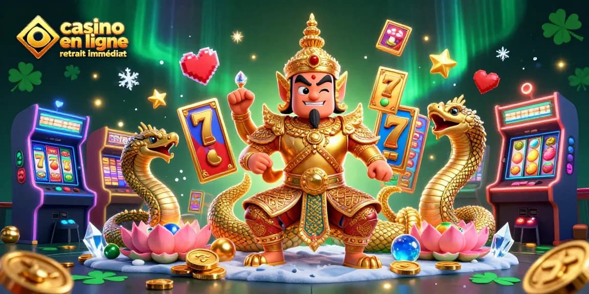 Jouez à casino en ligne retrait immédiat avec des personnages et éléments de casino dynamiques.