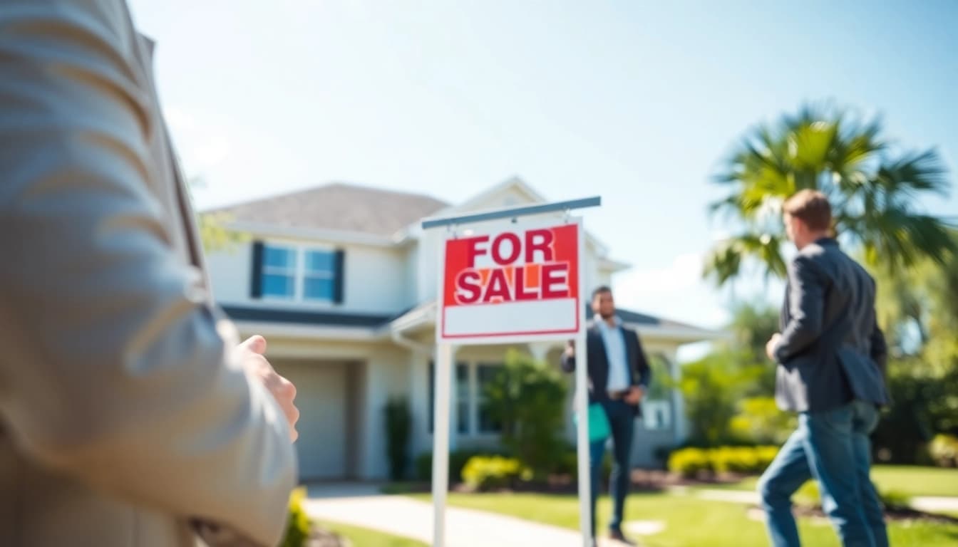 Sell my home fast Pensacola FL with a professional agent highlighting a beautiful property.
