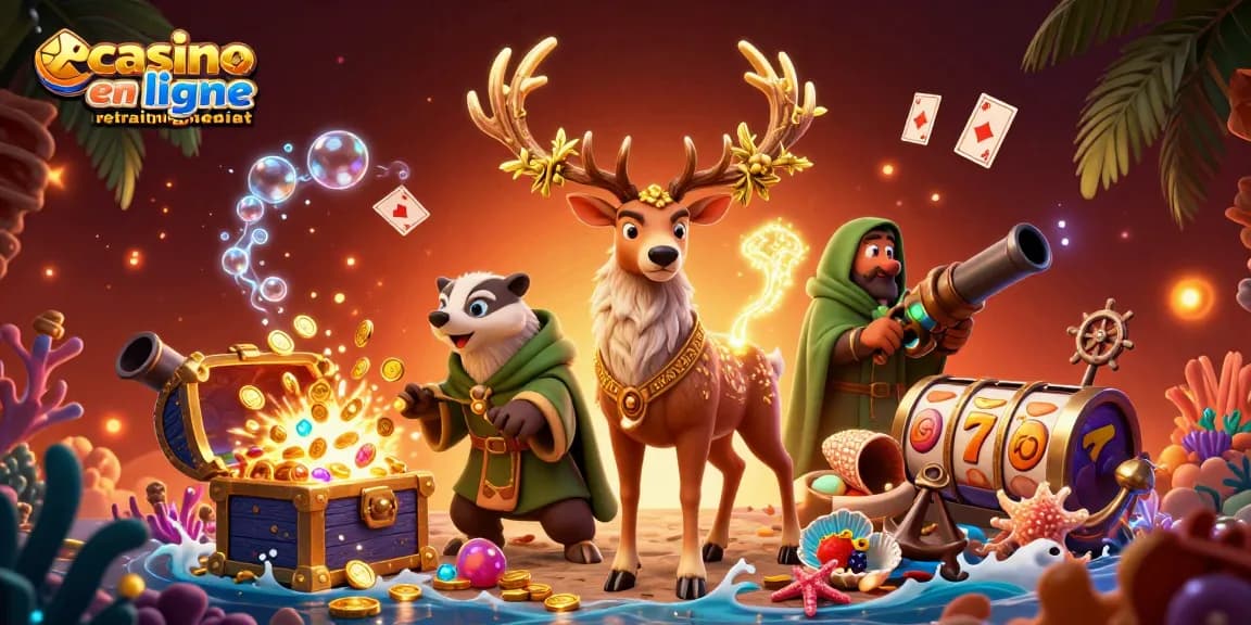 Profitez d'un casino en ligne retrait immédiat avec des personnages de jeu captivants et des trésors sous-marins.