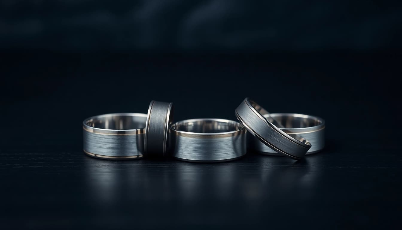 Distinctive Gunmetal Wedding Bands for Men for Every Style and Occasion