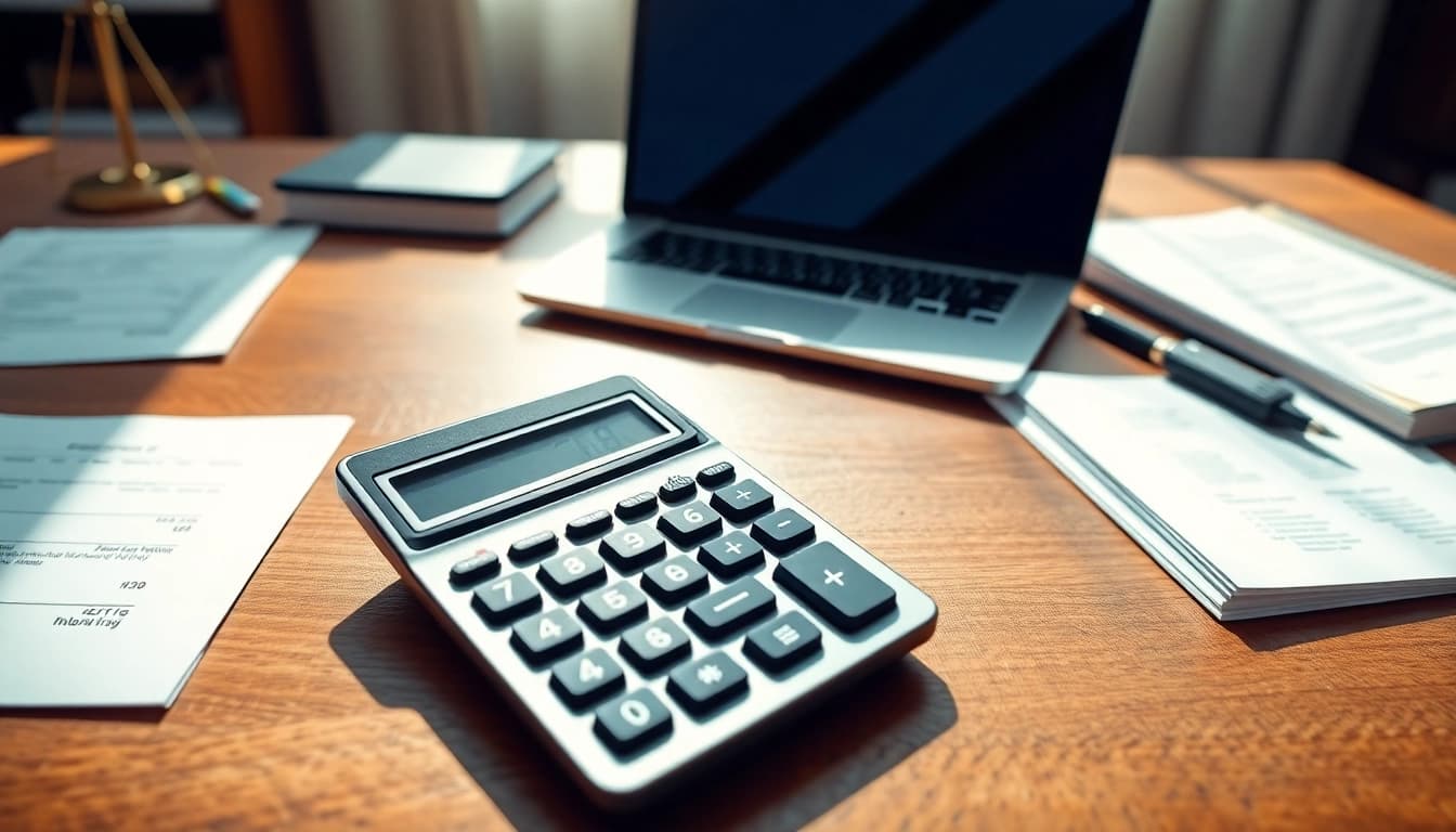 Visualize the NY post-divorce maintenance calculator in a professional setting, enhancing clarity.