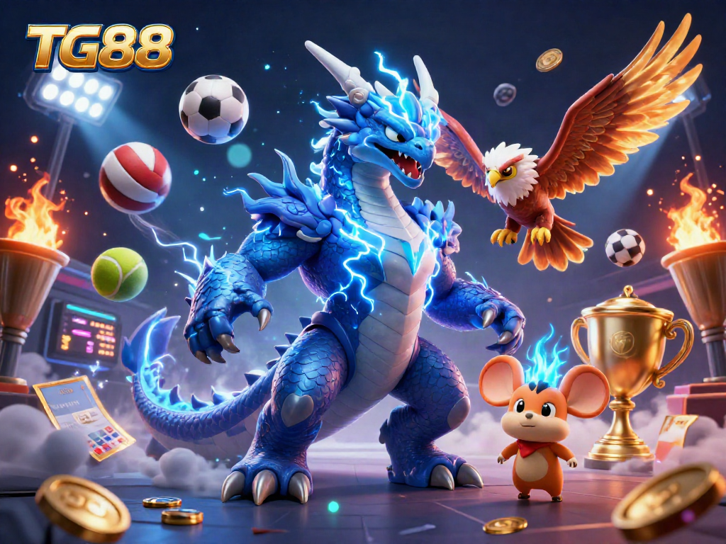 Engage with TG88 for thrilling sports betting action enhanced by dynamic casino elements and vibrant visuals.