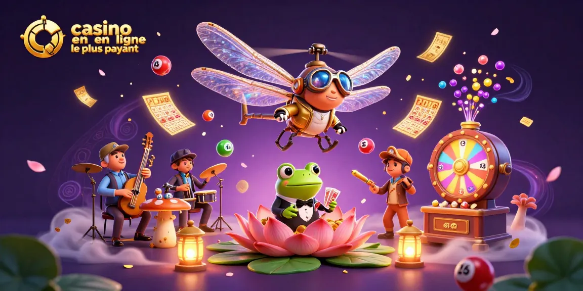Découvrez le casino en ligne le plus payant avec cette illustration riche en détails et couleurs.
