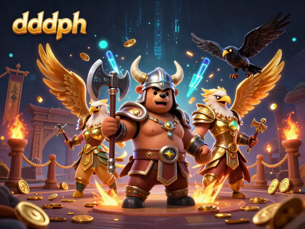 Engage with dddph in an exciting casino battle featuring fantastical characters and rich game elements.