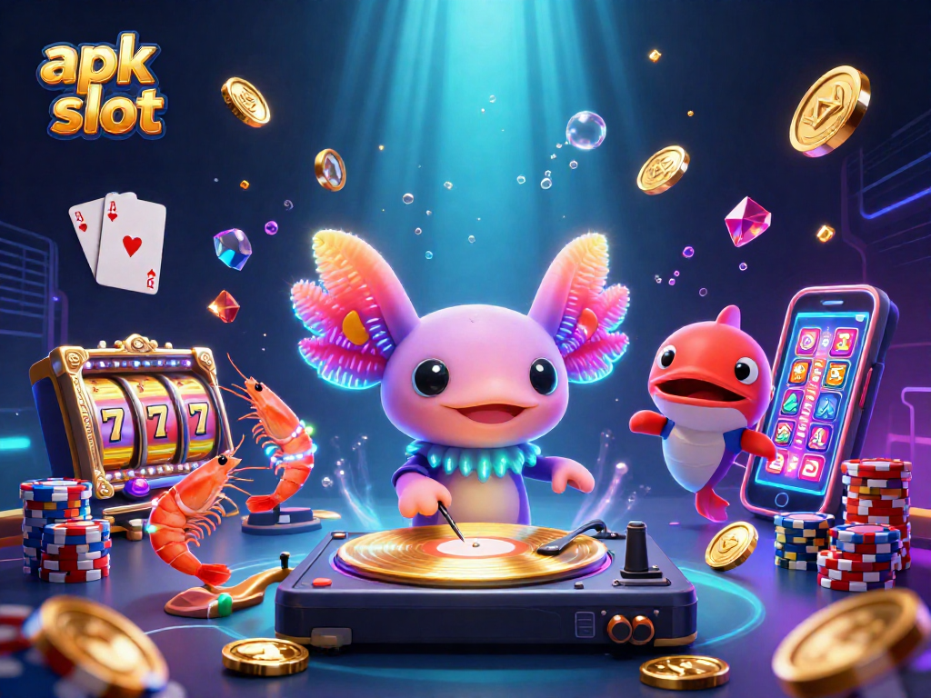 Taruhan slot di apk slot dengan jack pot besar dan desain grafis menarik.