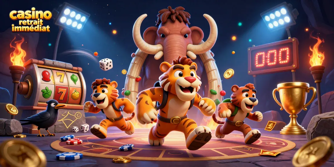 Jouez sur un casino retrait immédiat avec des personnages captivants et une ambiance dynamique de jeu.