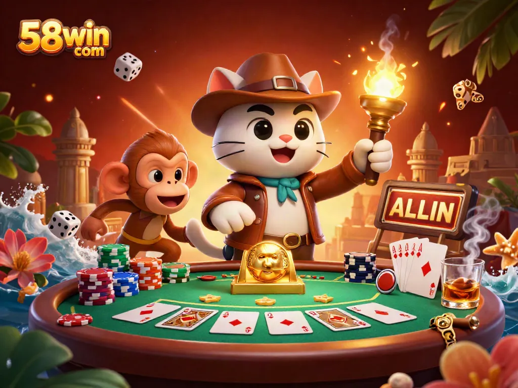 Discover thrilling gameplay at 58win com with vibrant casino elements and detailed characters in an ancient setting.