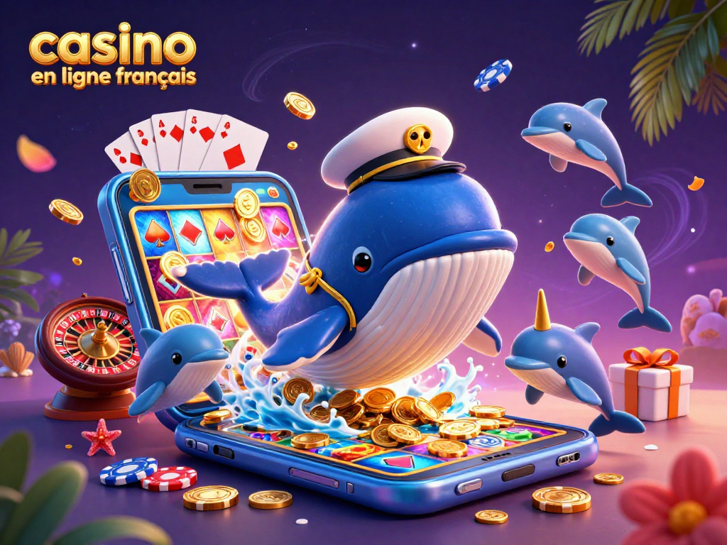 Jouez au casino en ligne français avec des personnages de la mer, propose des jeux de machines à sous magiques et des éléments dynamiques.