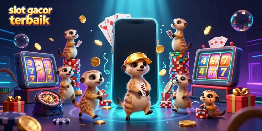 Simulasikan slot gacor terbaik dengan koloni meerkat yang menjalankan kasino, menghasilkan koin emas.