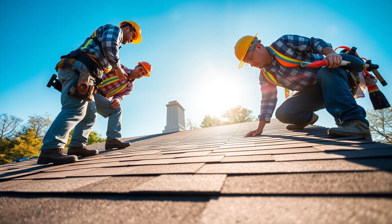 Enhance your roofing twinsburg ohio project with professional contractors installing durable shingles.