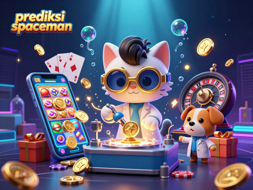 Win with prediksi spaceman: A vibrant slot game featuring dynamic characters and elements.