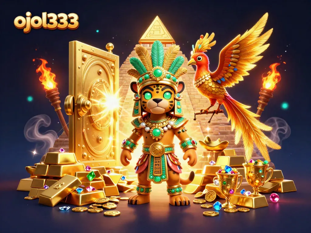 Engage with the ojol333 casino experience featuring vibrant symbols and jewel-filled treasures.