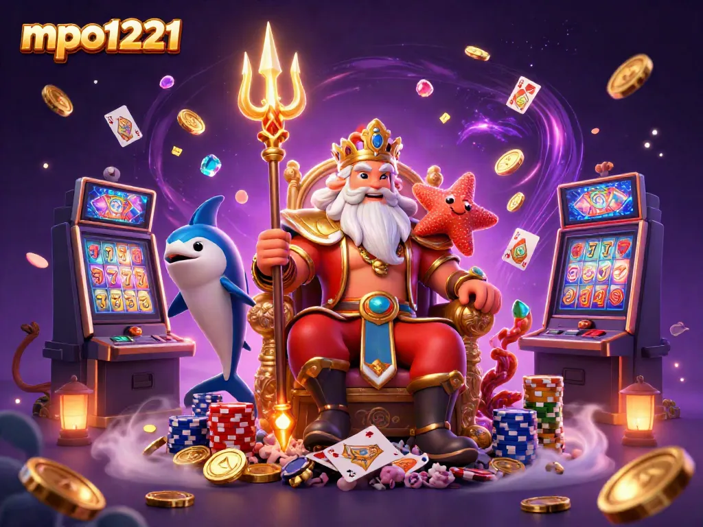 Experience mpo1221 with vibrant animations, slot machines, and dynamic gaming elements in a thrilling underwater casino.