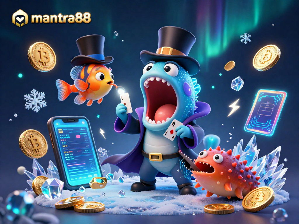 Engage with mantra88 immersive games through vibrant neon patterns and magic-themed characters.